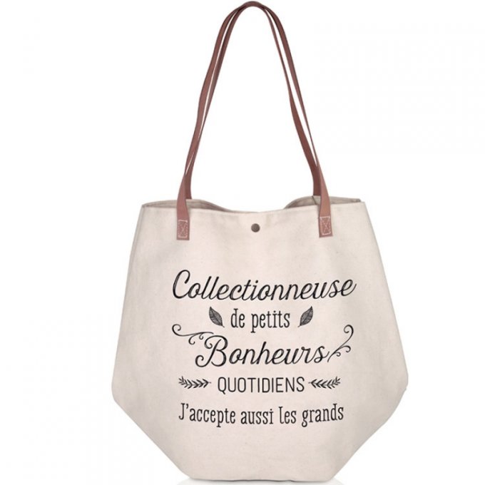 Grand sac de plage Collectionneuse de petits bonheurs - Label' Tour- LILI MARGARET