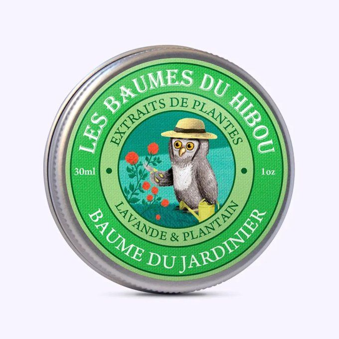 BAUME CORPOREL BIO AUX HUILES ESSENTIELLES "JARDINIER" - Les Baumes du Hibou