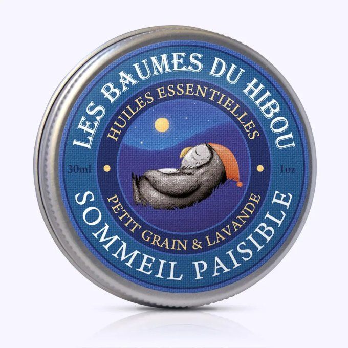 BAUME CORPOREL BIO AUX HUILES ESSENTIELLES "SOMMEIL PAISIBLE" - Les Baumes du Hibou