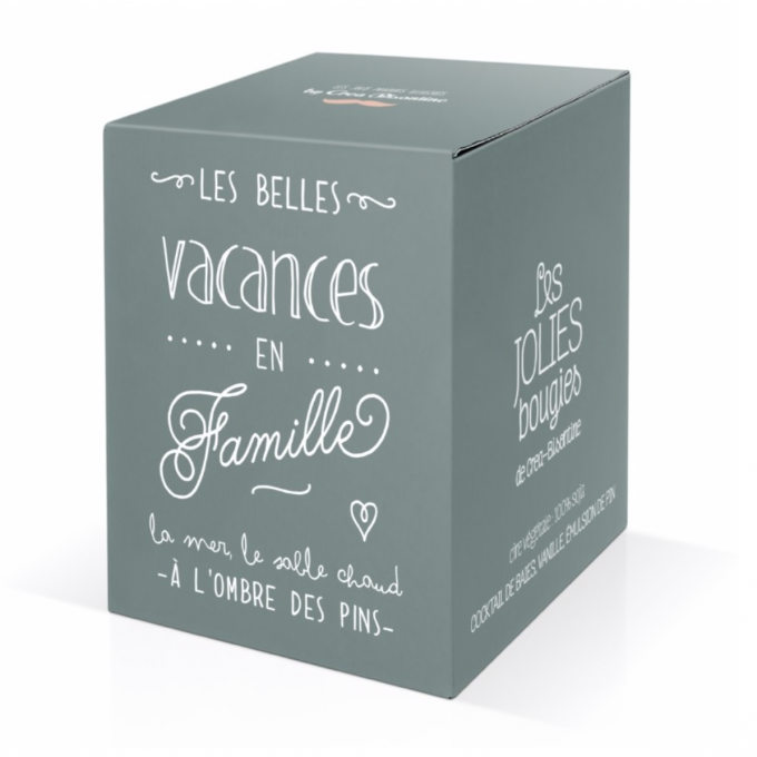 Bougie Parfumée 'Les belles vacances en famille'- LILI MARGARET