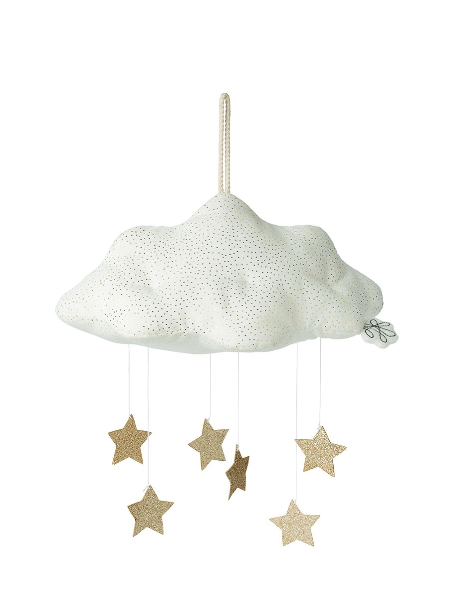 Mobile nuage blanc velours - Picca Loulou