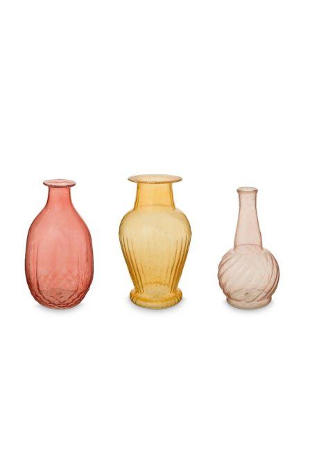 Set de 3 vases en verre M Rose - Pip Studio