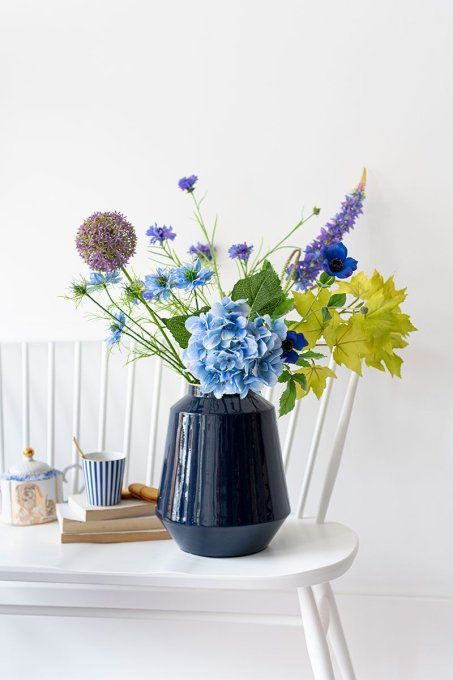 Vase métal Bleu - Pip Studio