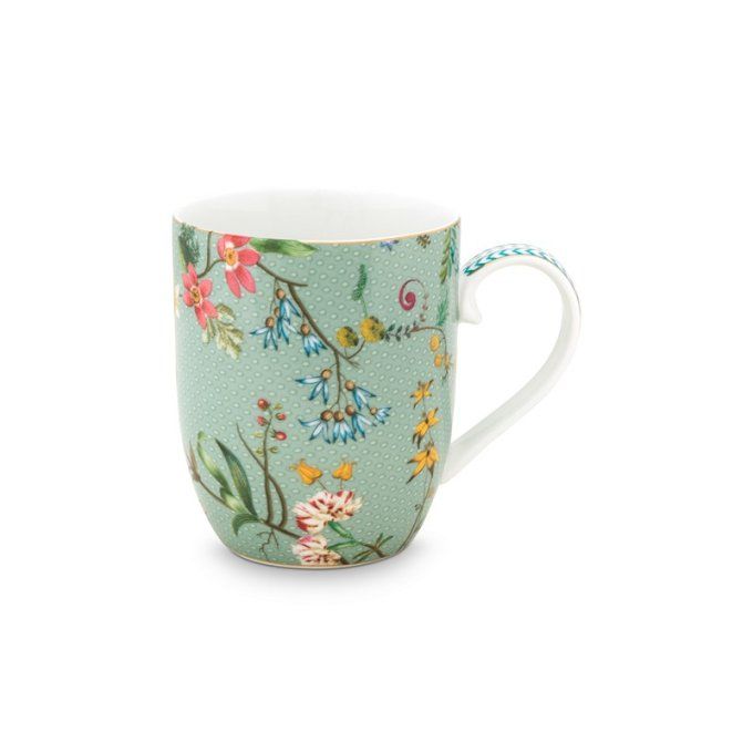 Coffret 2 petits mugs Jolie fleurs bleu - Pip Studio